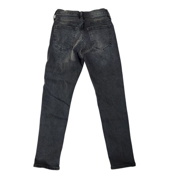 Old Navy Taper Jeans Built In Flex Style Coal Black Straight-Leg Boys Size 8 - Picture 3 of 7